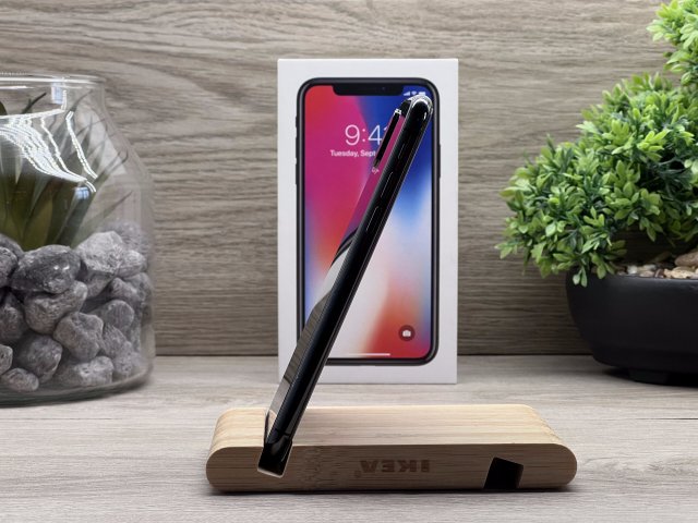 iPhone X Space Gray 64GB 2 ÉV Garanciával Számlával Aksi 100%