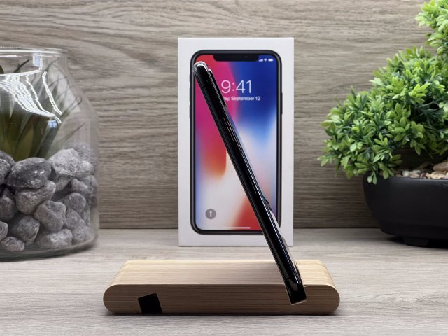 iPhone X Space Gray 64GB 2 ÉV Garanciával Számlával Aksi 100%
