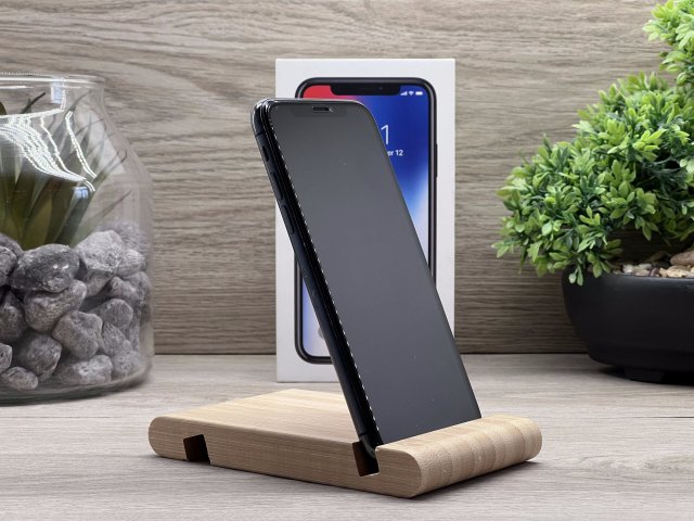 iPhone X Space Gray 64GB 2 ÉV Garanciával Számlával Aksi 100%