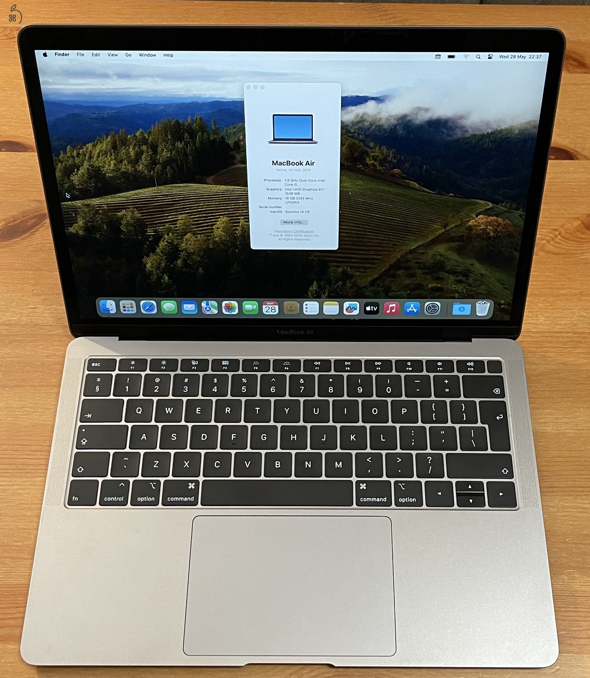 Macbook Air CTO 16 GB ram, 500 GB ssd