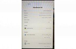 Macbook Air CTO 16 GB ram, 500 GB ssd