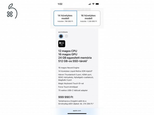 2024 MacBook Pro Retina 14