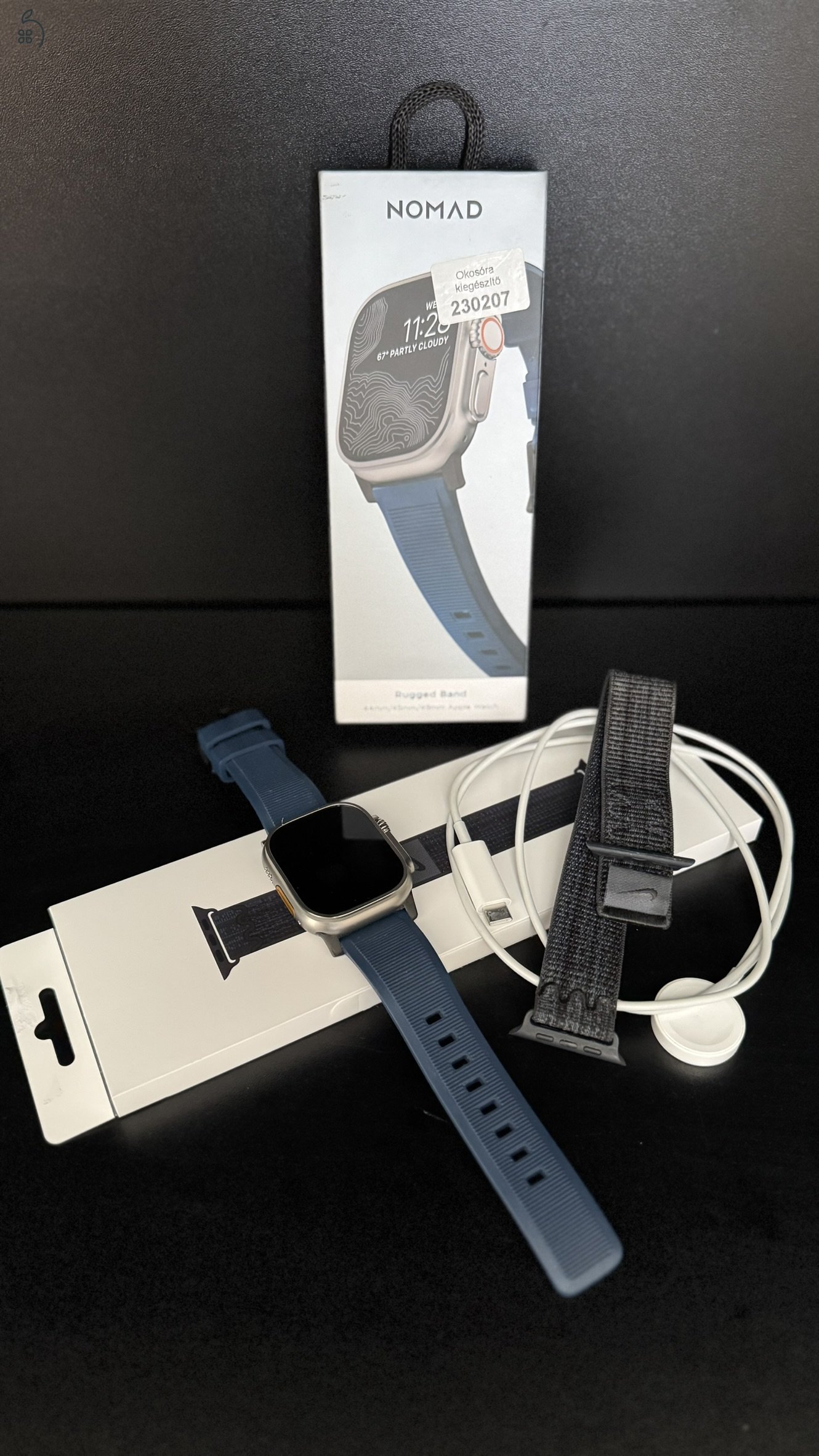 Apple Watch Ultra 2 49mm Titán GPS/LTE Újszerű!