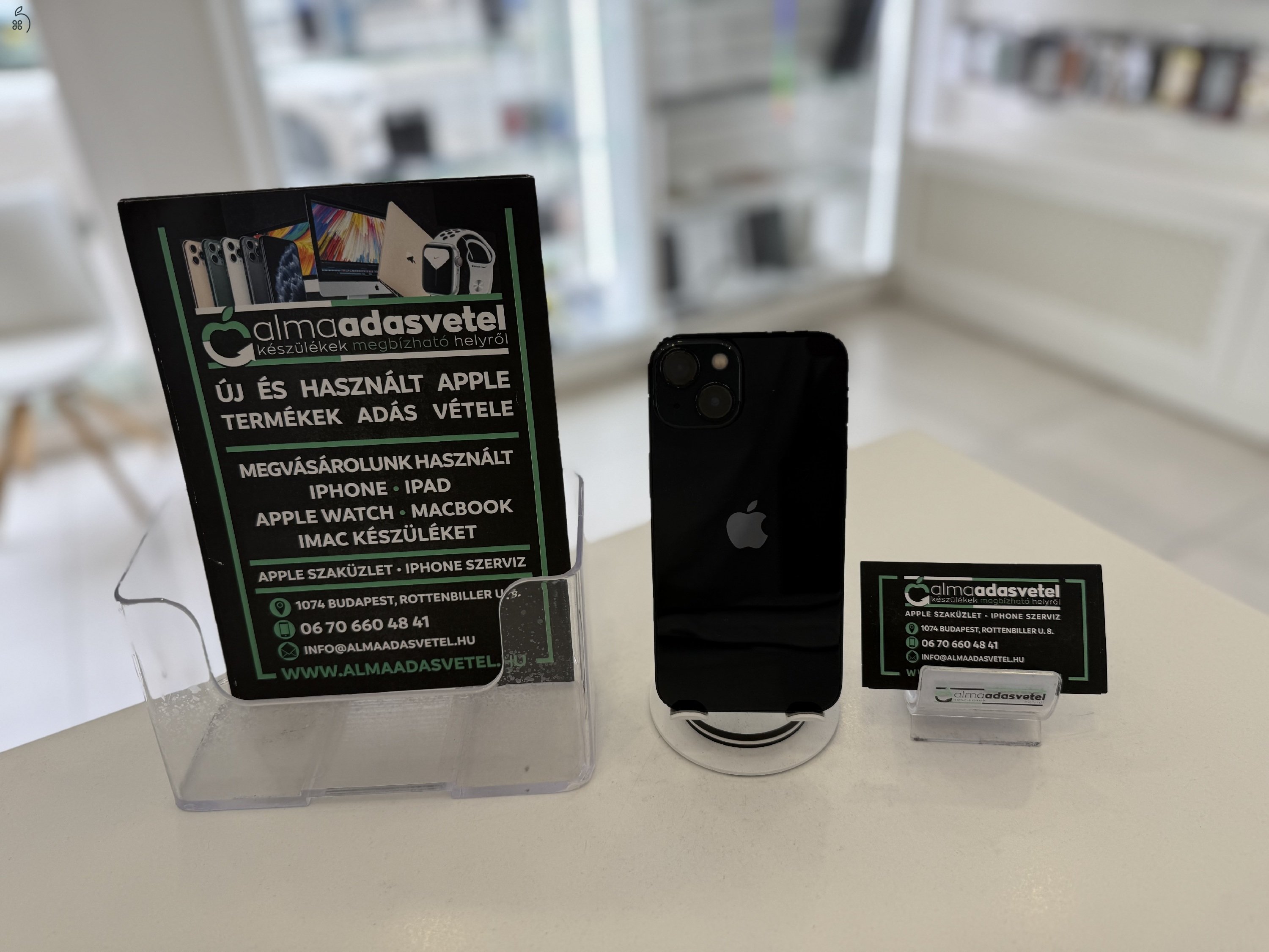 iPhone 13 128GB Független/1-3 hónap gar./Akku 84%/p4274