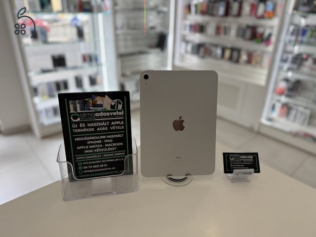 iPad 10th 64GB Újszerű/2025.11.28.Apple Gar./Akku 100%/p4277