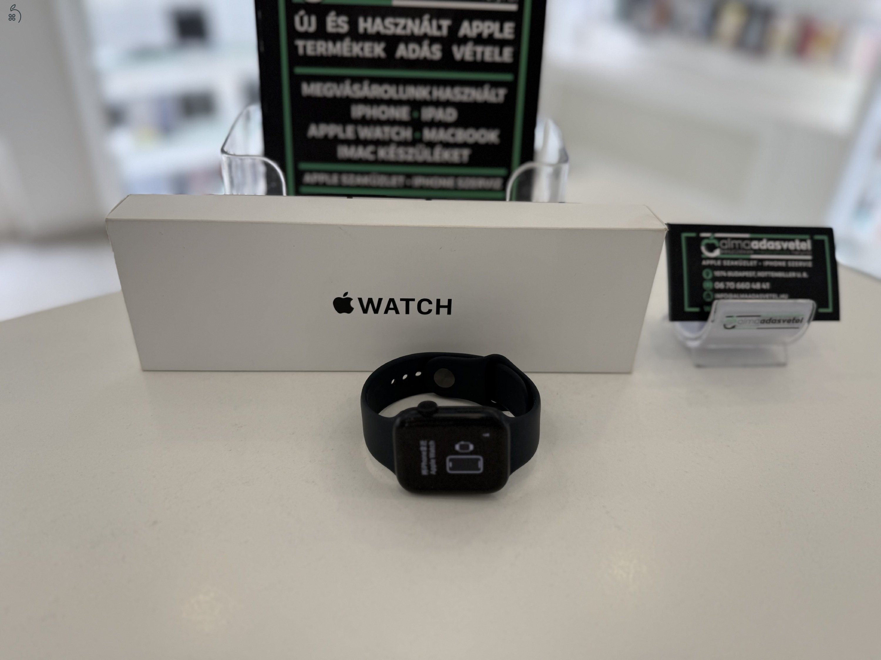 Apple Watch SE 2022 44mm Újszerű/1-3 hónap gar./Akku 100%/p4278