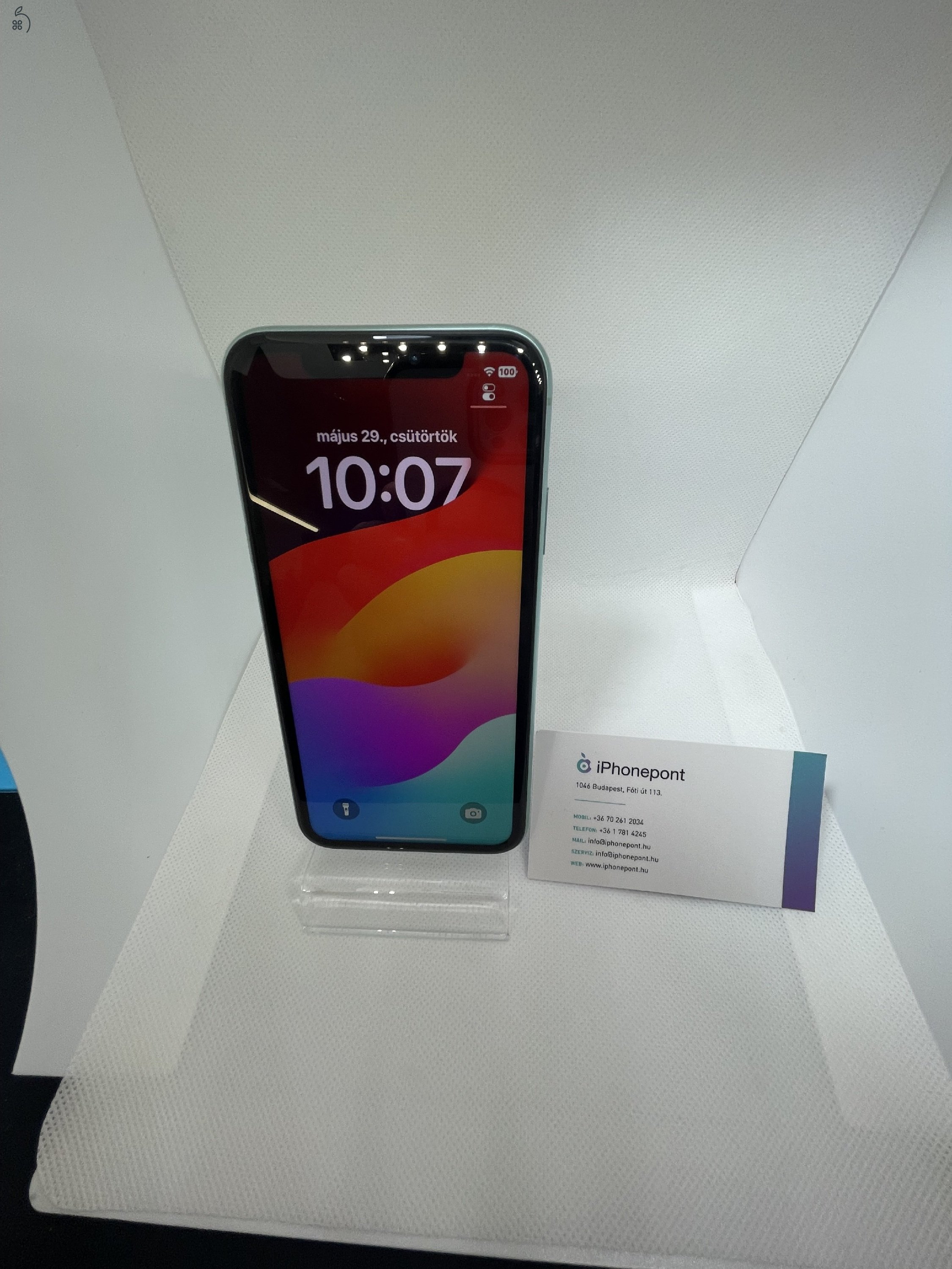 Eladó iPhone 11 (64GB) – Különleges Almazöld Színben!