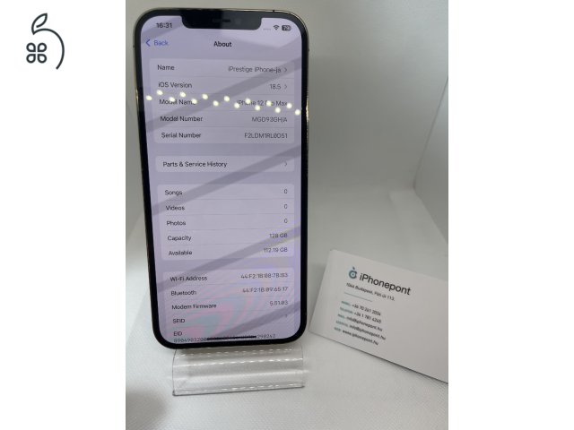 ???? iPhone 12 Pro Max 128GB – Arany Színben, 