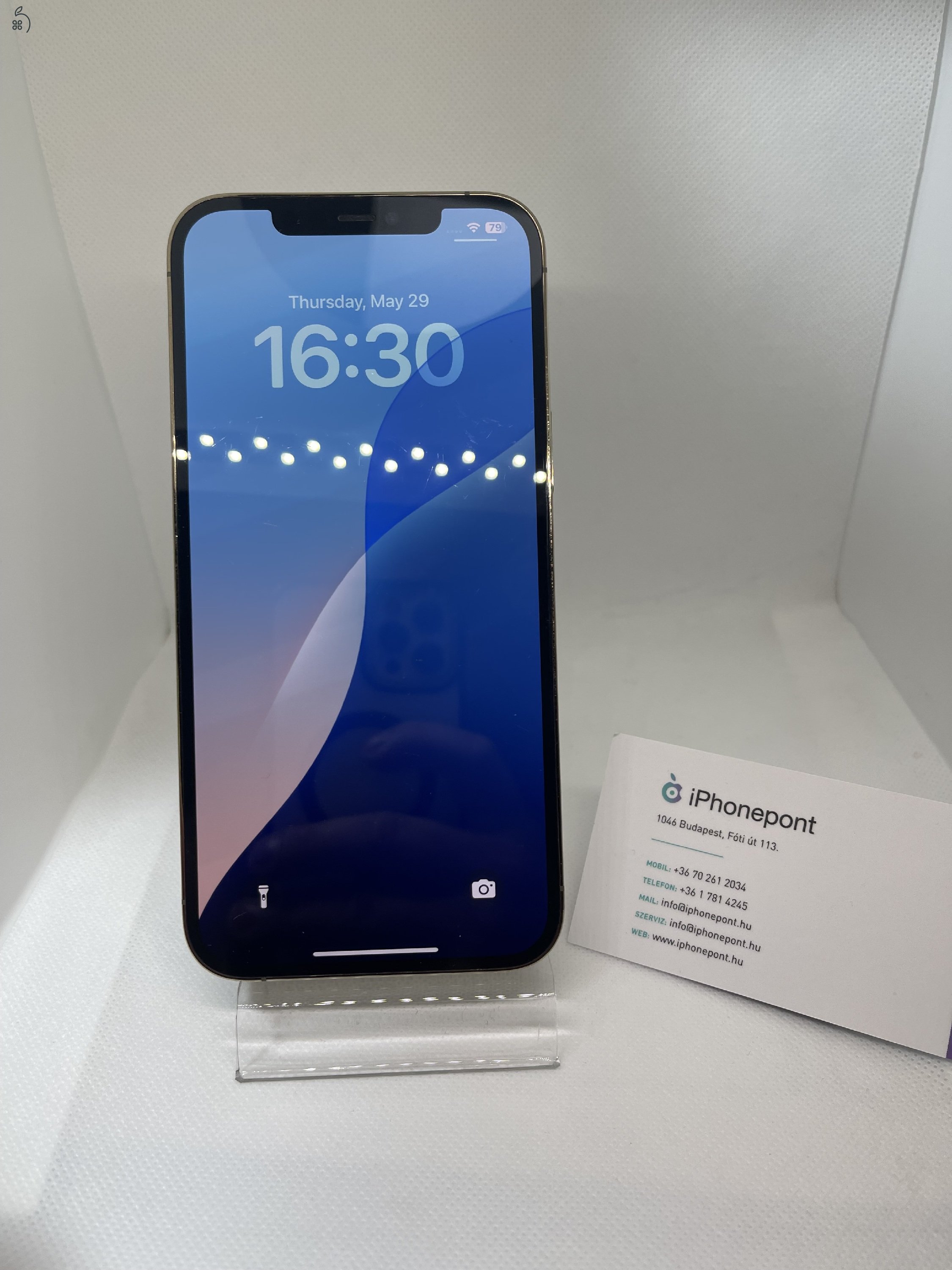 ???? iPhone 12 Pro Max 128GB – Arany Színben, 