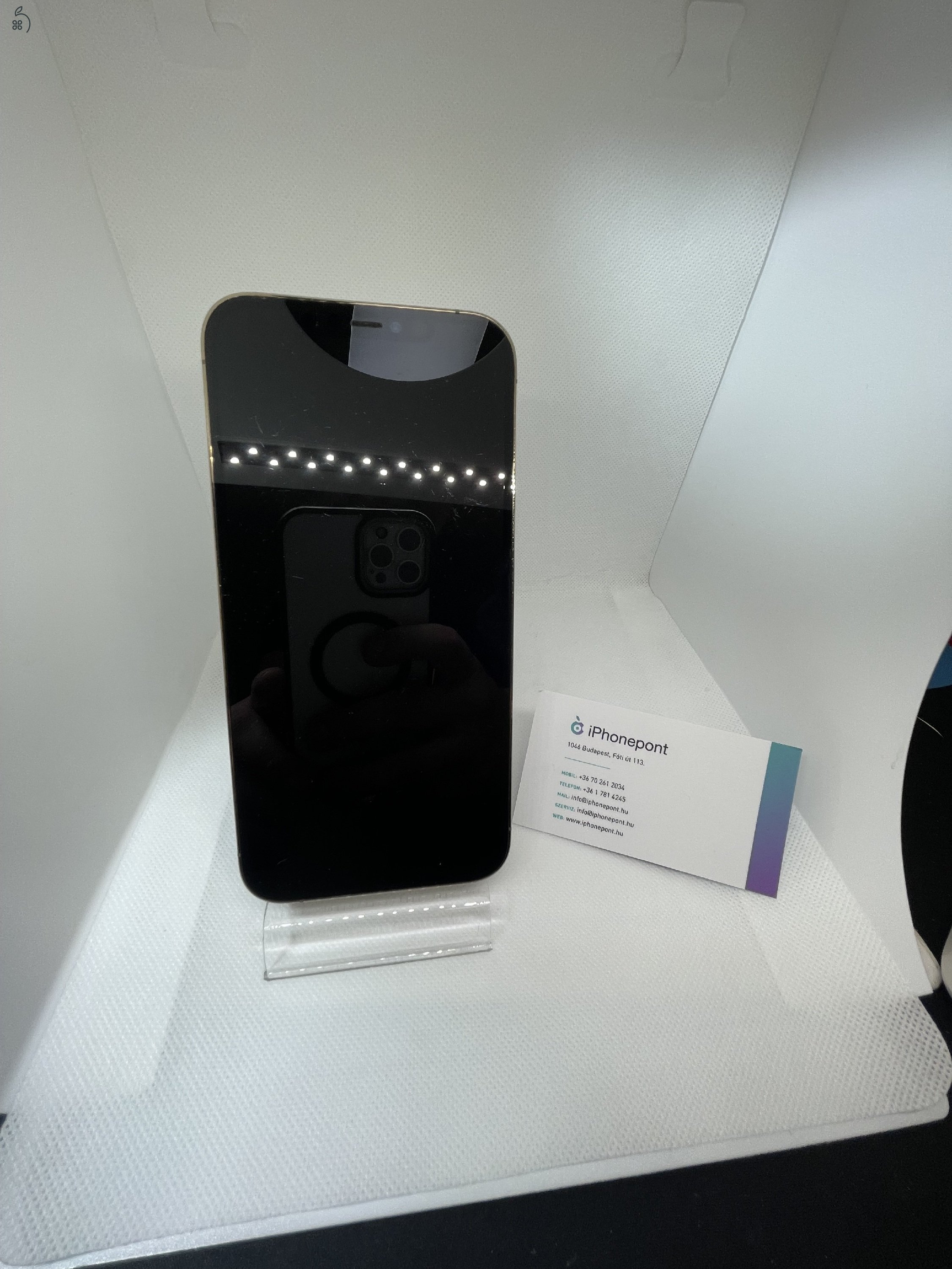 ???? iPhone 12 Pro Max 128GB – Arany Színben, 