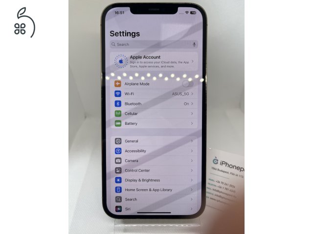 ???? iPhone 12 Pro Max 128GB – Arany Színben, 