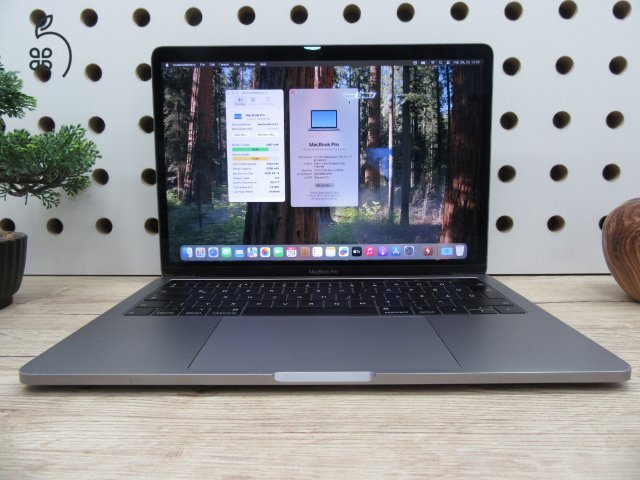  Apple Retina Macbook Pro Touchbar 13 - 2018 2019-es gyártás - Használt, megkímélt állapot - 500 Gb SSD 