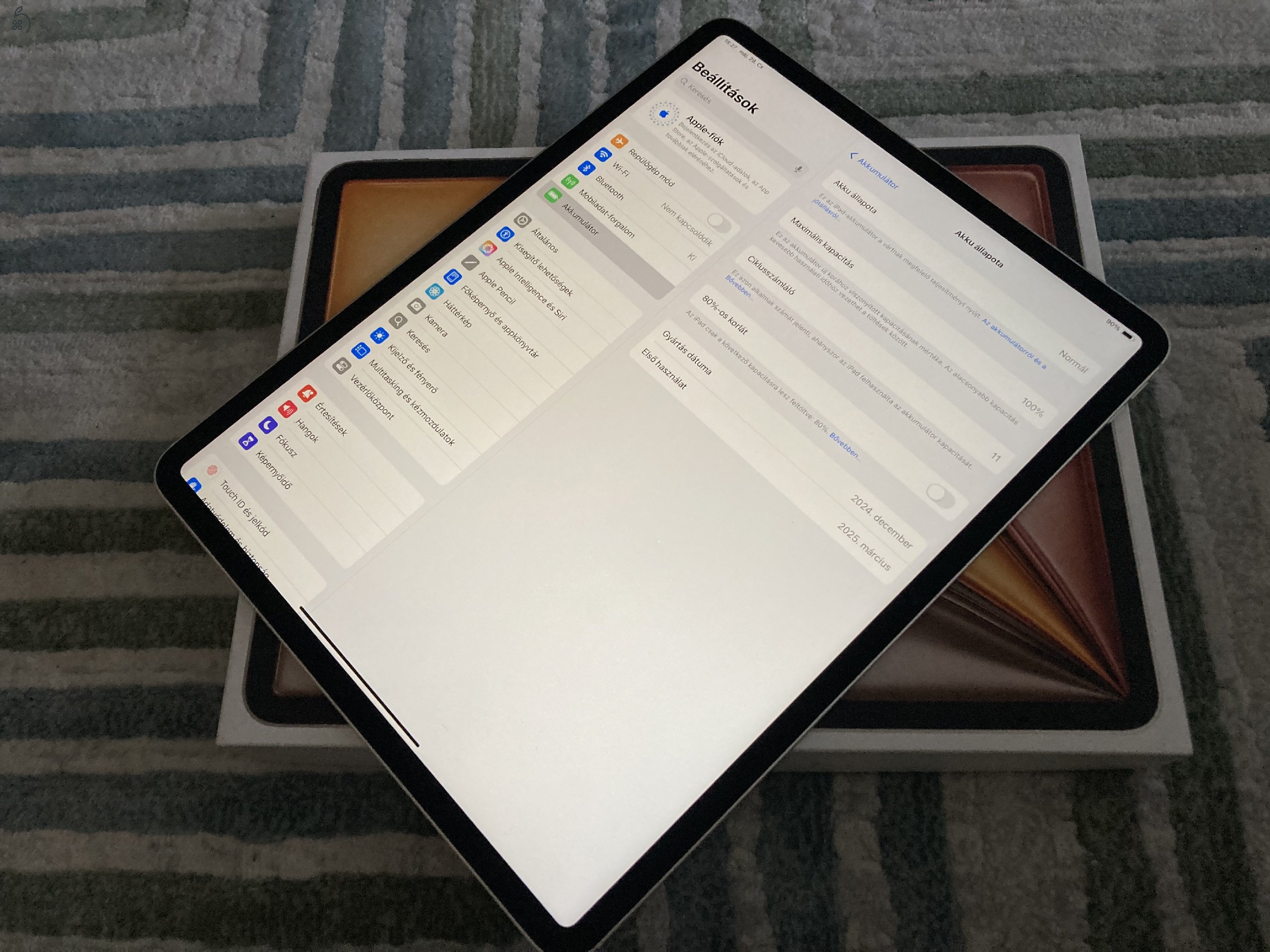 iPad AIR 13” M3 CHIP! 128GB WIFI + Cellular! 10 hó Apple garancia!