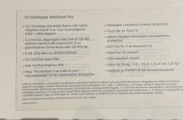Apple MacBook Pro A1989 Új Akku!!