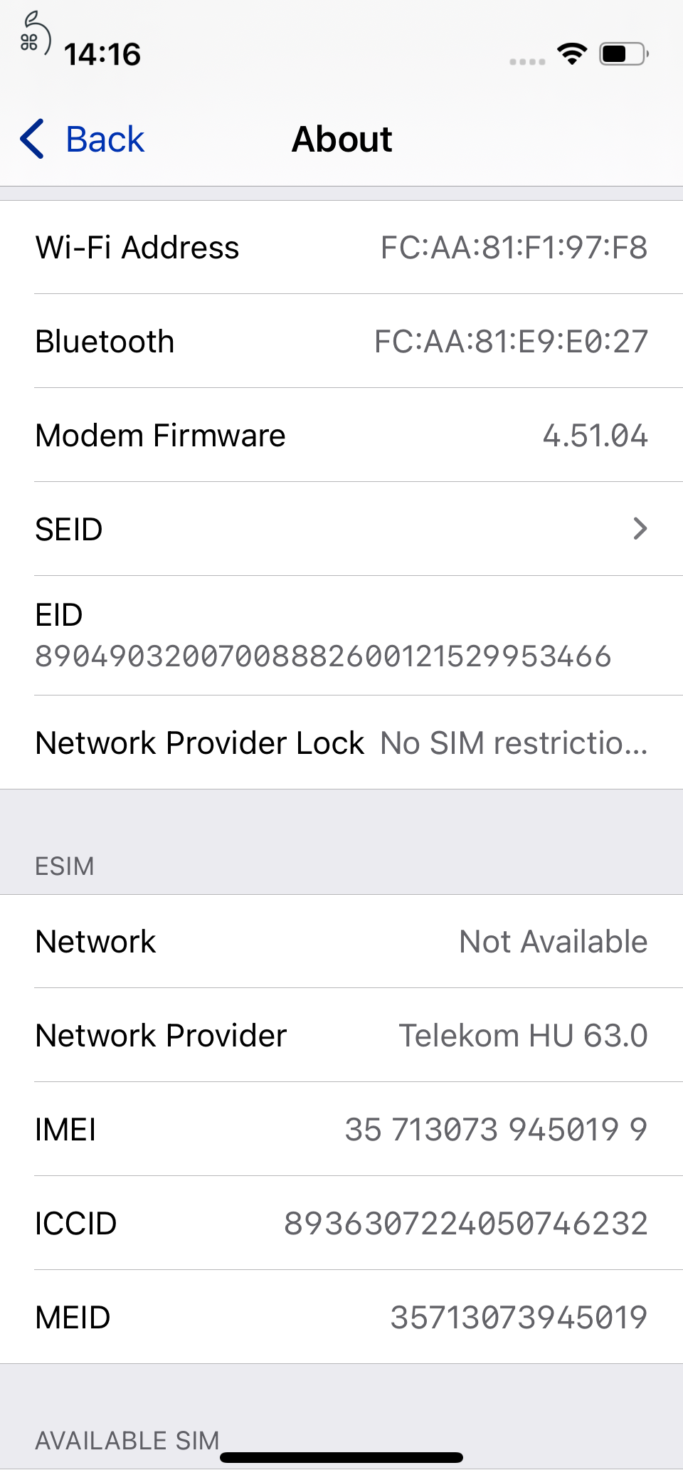 Apple iPhone 13 Mini 256GB Midnight eladó