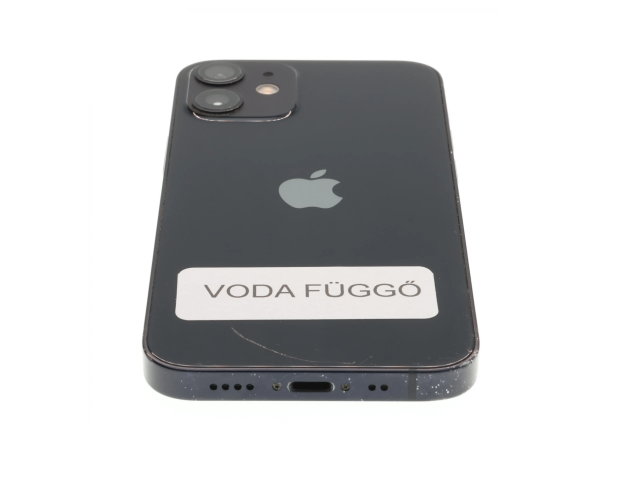 !! 1 ÉV GARANCIA !! Apple iPhone 12 Mini 128 GB Black 100% – VODA FÜGGŐ