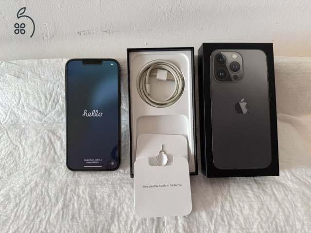  iPhone 13 Pro 128 GB Asztroszürke – Karcmentes, Fóliázott! 