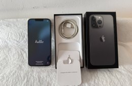  iPhone 13 Pro 128 GB Asztroszürke – Karcmentes, Fóliázott! 