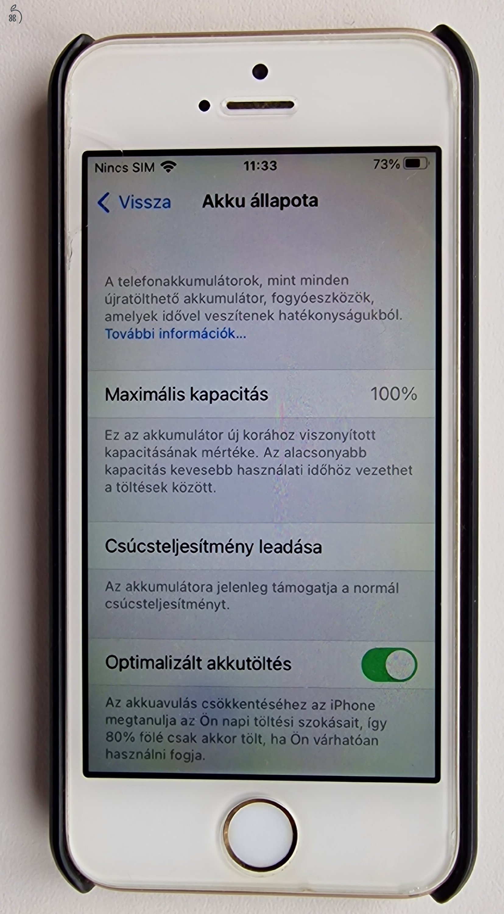 iPhone SE (2016) 128 GB, extrákkal