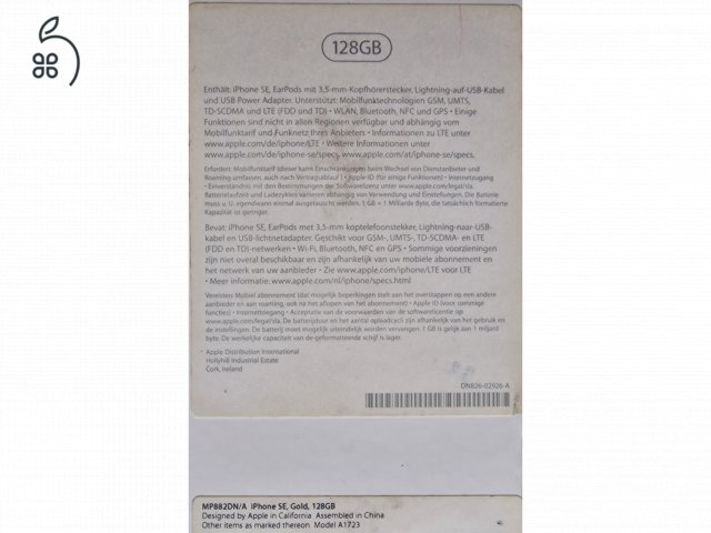 iPhone SE (2016) 128 GB, extrákkal