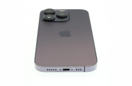 !! 1 ÉV GARANCIA !! Apple iPhone 14 Pro 128 GB Deep Purple 91%
