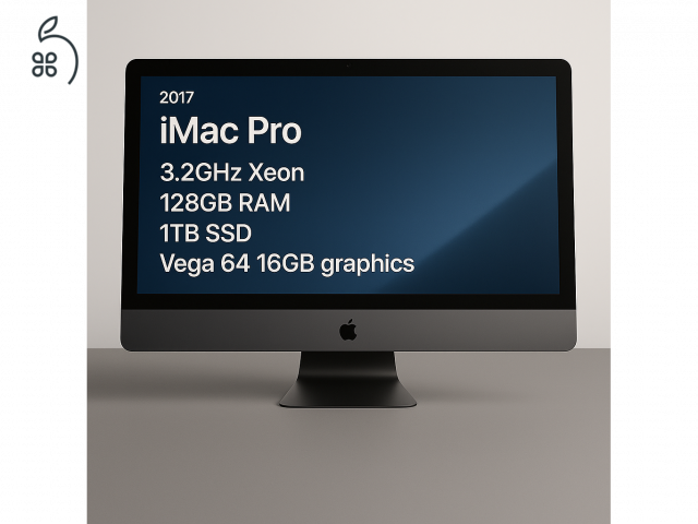 Üzletből, garanciával, IMac Pro 2017 3,2GHz xeon, 128GB RAM, 1TB SSD, Vega 64 16GB VGA