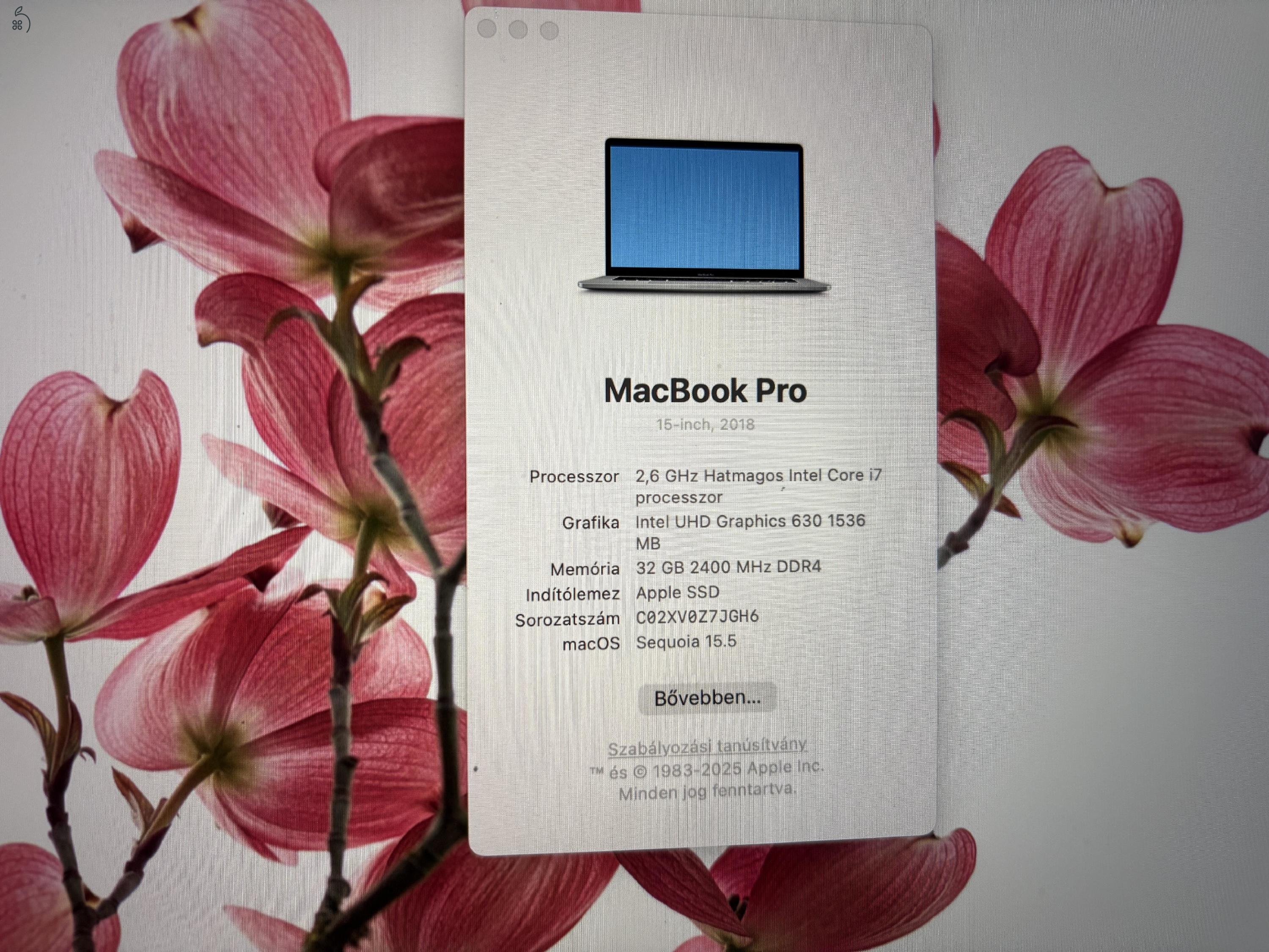 MacBook Pro 15 A1990 2018 Space Grey (32GB) (512GB)