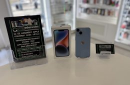 iPhone 14 256GB Vodafone KÉK Újszerű/1-3 hónap gar./Akku 87%/p4282