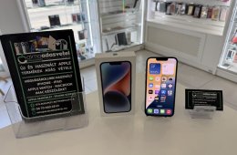 iPhone 14 256GB Vodafone KÉK Újszerű/1-3 hónap gar./Akku 87%/p4282