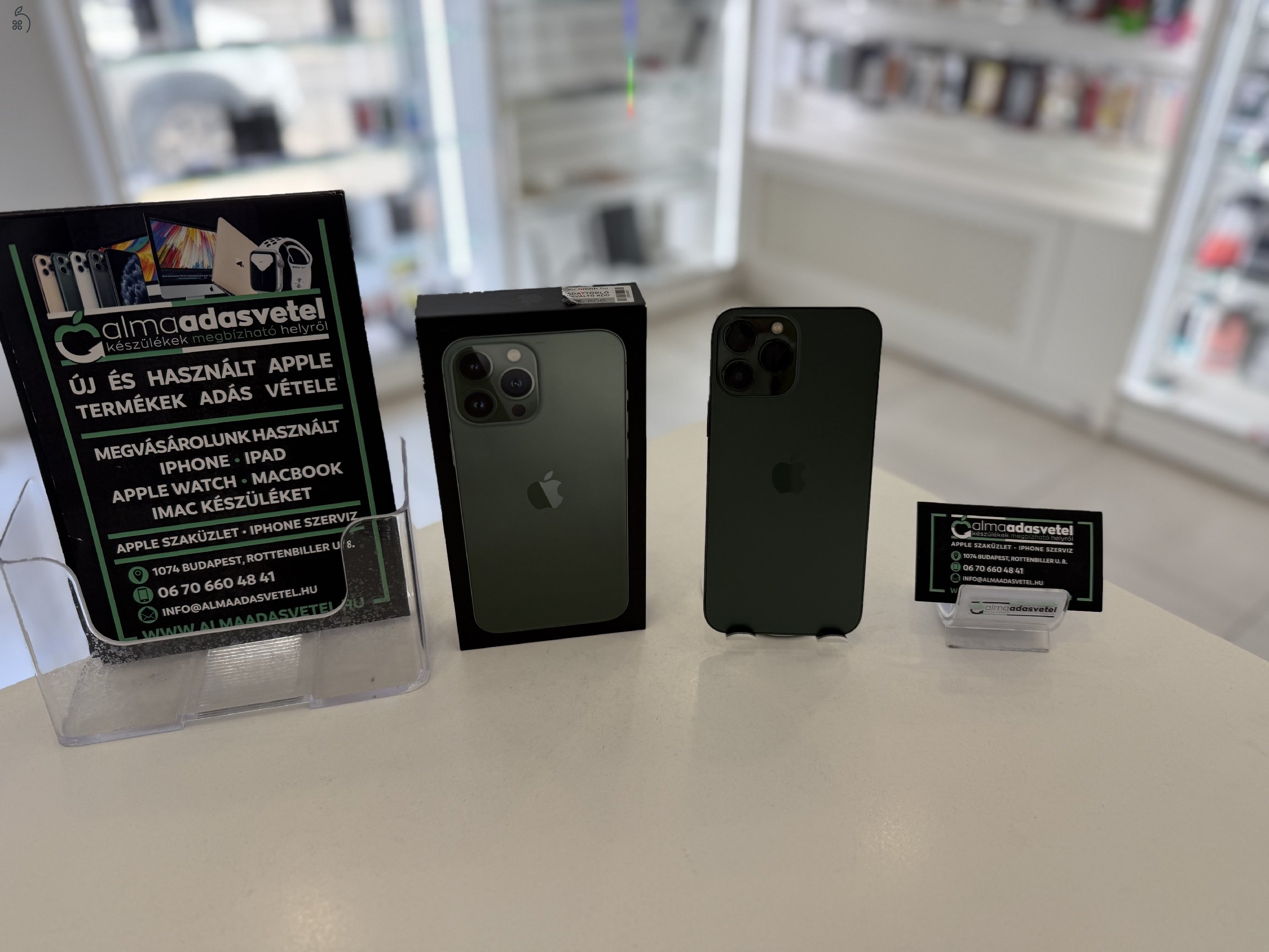 iPhone 13 Pro Max 128GB Független/1 hónap gar./Akku 82%/p4283