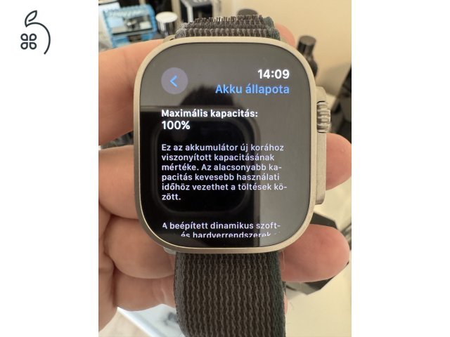 Gyönyörű Watch Ultra 2 magán kézből