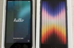 iPhone SE 3 (2022) 64GB fekete bontatlan, független, gyári garanciával EarPoddal
