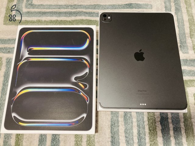 ÚJ* iPad PRO 13” M4 Chip! 256GB WIFI + Cellular! 1 év Apple garancia!