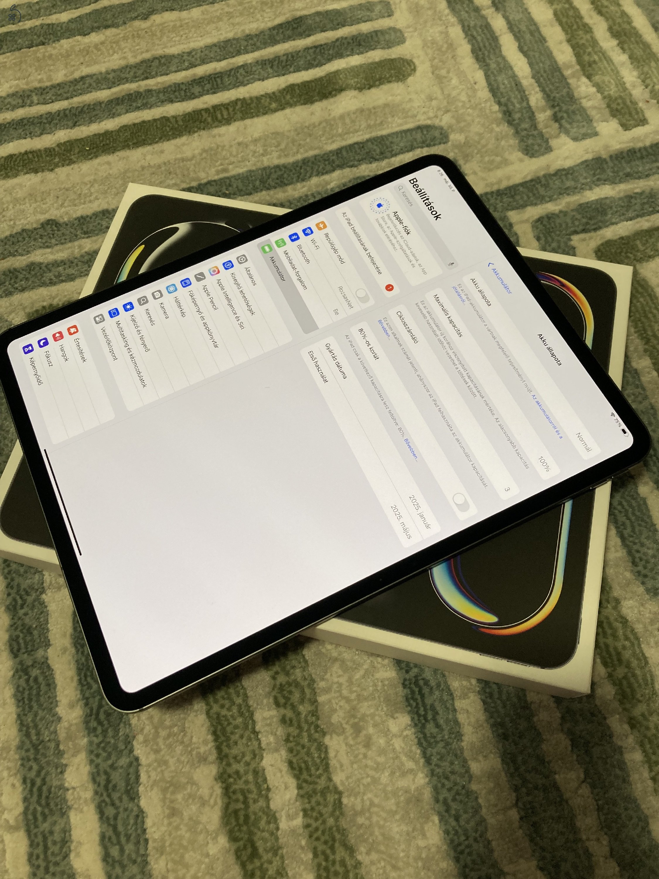 ÚJ* iPad PRO 13” M4 Chip! 256GB WIFI + Cellular! 1 év Apple garancia!