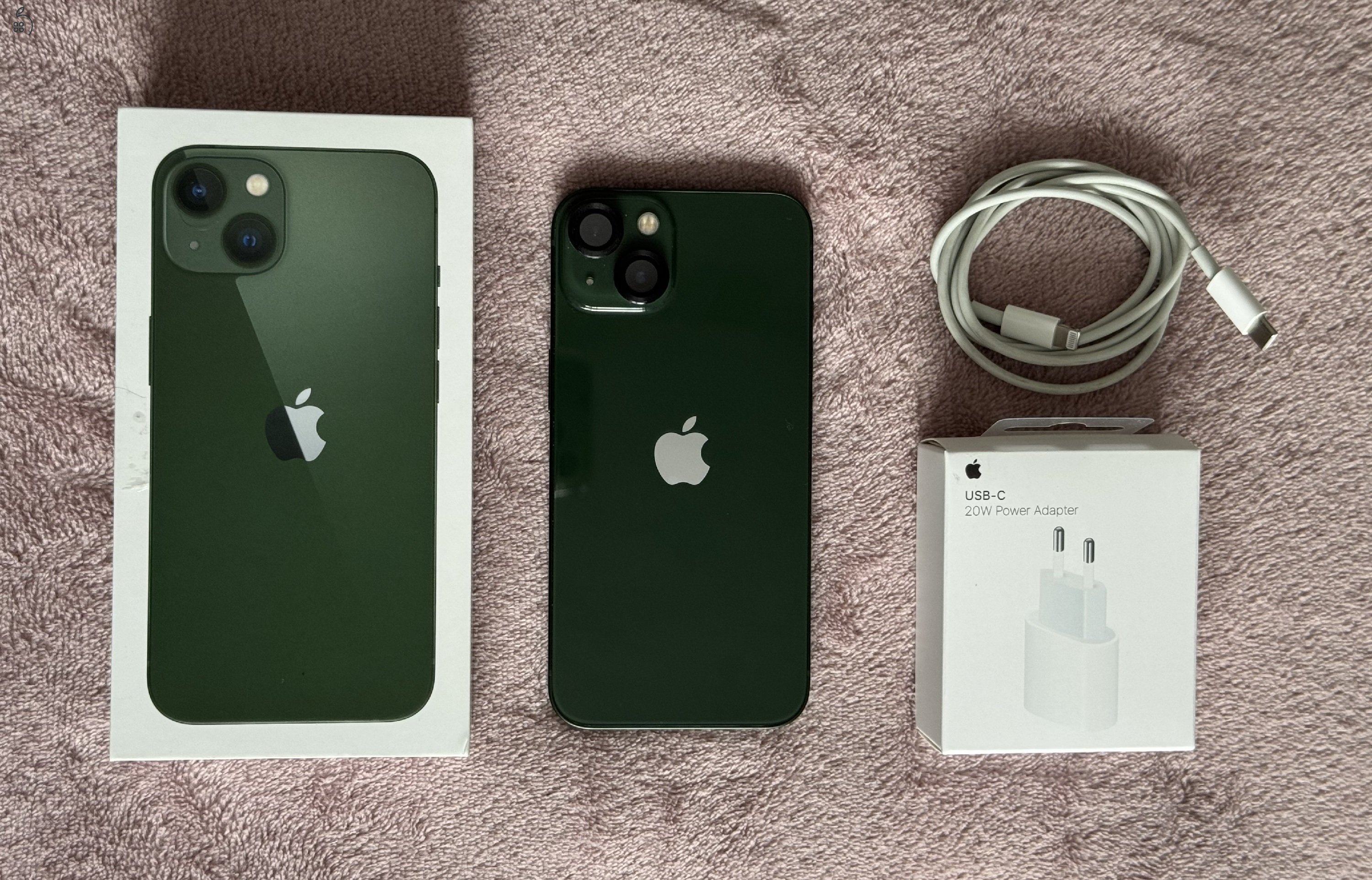 iPhone 13 128GB - AKKU 85% - Jótállás 2027.03.-hóig, kártyafüggetlen, szép állapotban