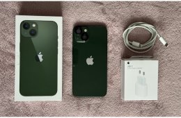 iPhone 13 128GB - AKKU 85% - Jótállás 2027.03.-hóig, kártyafüggetlen, szép állapotban