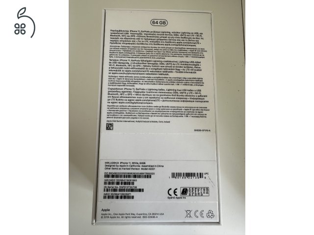 Iphone 11 64GB törött hátlap, hibátlan működés
