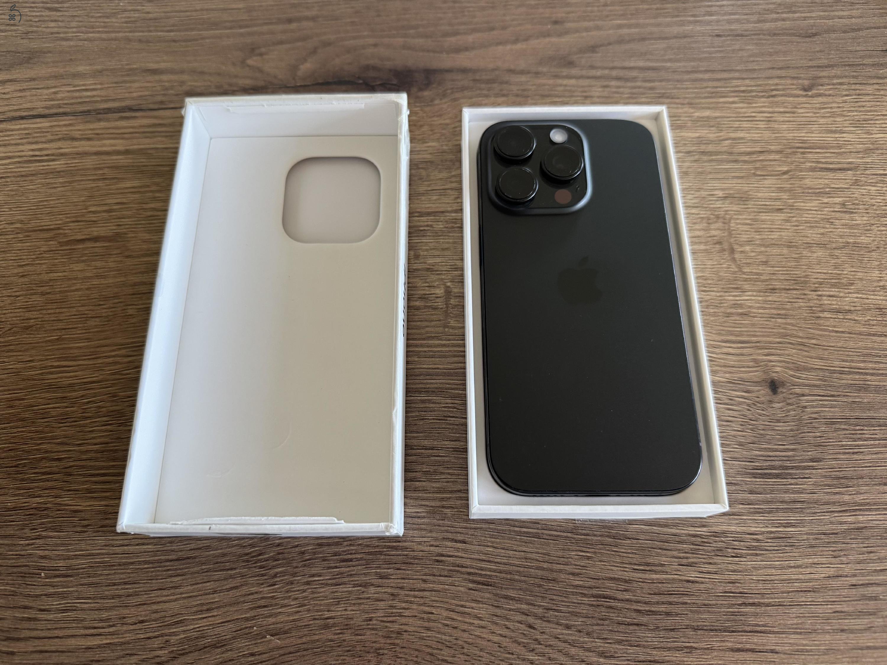 Best Price !! ÚJ - iPhone 16 Pro 128 GB Black Titán - - Apple Garancia - pár darab!!