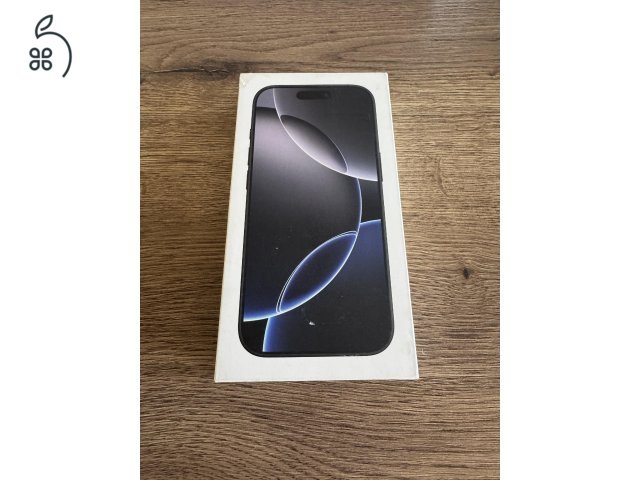 Best Price !! ÚJ - iPhone 16 Pro 128 GB Black Titán - - Apple Garancia - pár darab!!