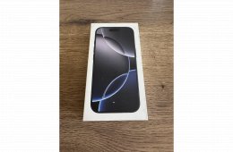 Best Price !! ÚJ - iPhone 16 Pro 128 GB Black Titán - - Apple Garancia - pár darab!!
