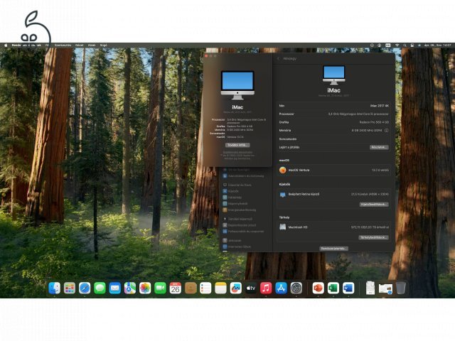 iMac 2017 21,5” 2,3 GHz dual core i5 / 8 GB DDR4 / 256 SSD