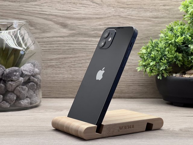 iPhone 12 Black 128GB 2 ÉV Garanciával Számlával