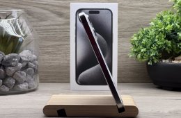 Hibátlan iPhone 15 Pro White Titanium 512GB 2 ÉV Garanciával Számlával