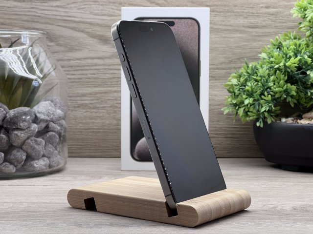 Hibátlan iPhone 15 Pro Max Natural Titanium 256GB 2 ÉV Garanciával Számlával