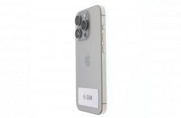 !! 1 ÉV GARANCIA !! Apple iPhone 15 Pro 128 GB Natural Titanium 89%