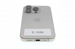 !! 1 ÉV GARANCIA !! Apple iPhone 15 Pro 128 GB Natural Titanium 89%