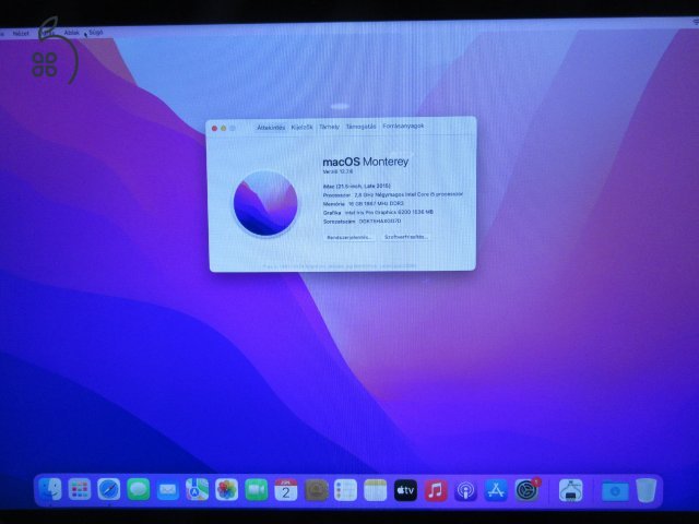 Apple iMac 21,5 - 2015 Late - Használt, megkímélt
