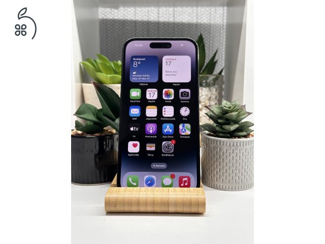 iPhone 14 Pro 128GB Fekete, Független - Garancia, Számla