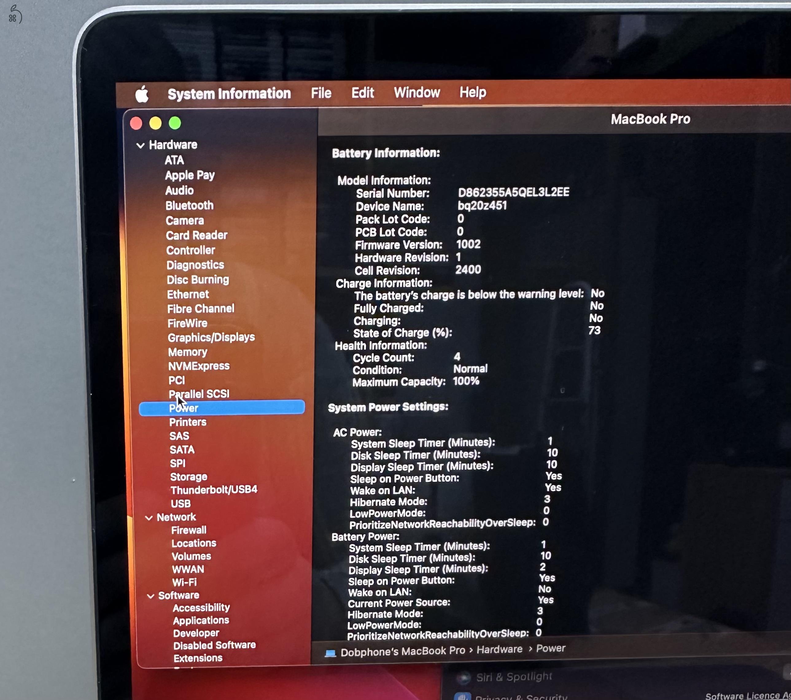 MacBook Pro 2022 M2 13,3 hüvelykes 256GB belső memóriával, MNEH3MG/A