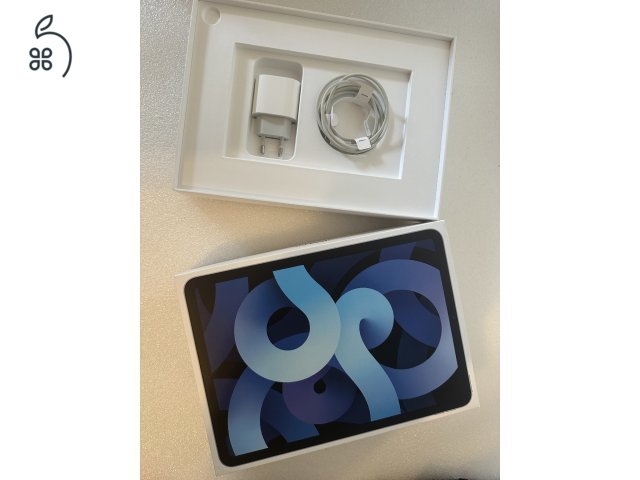 Eladó iPad Air 4 (64GB, Wi-Fi, Kék) + Apple Pencil 2 + tok – kiváló állapotban!
